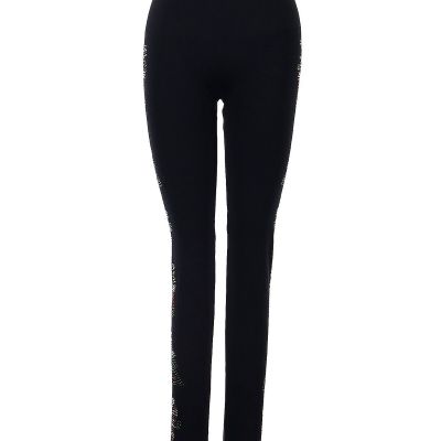 Merry & Bright Women Black Leggings S